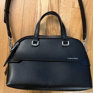 Calvin Klein Black Leather Handbag